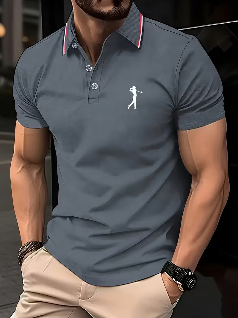 Arnaud™ | Casual Golf Print Shirt
