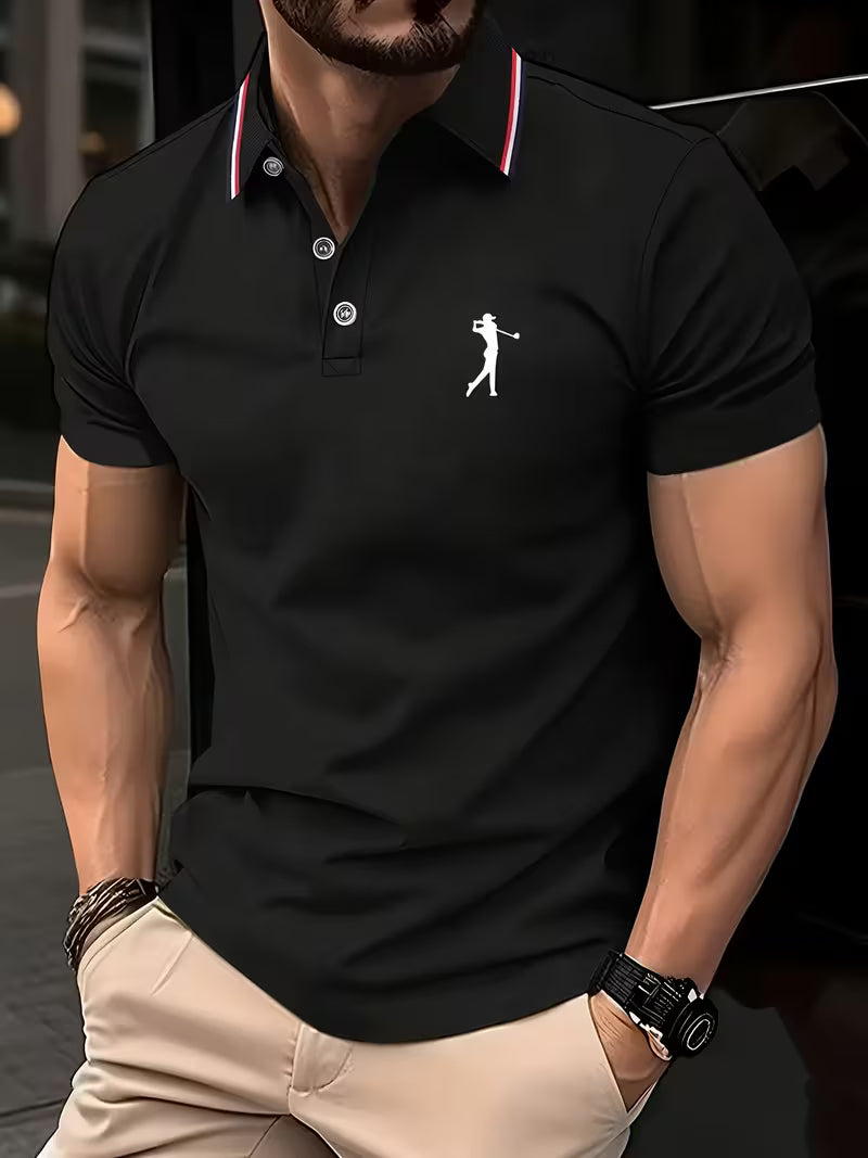 Arnaud™ | Casual Golf Print Shirt