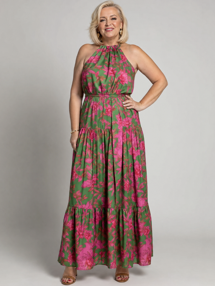 Thea | The Draped Halter Midi