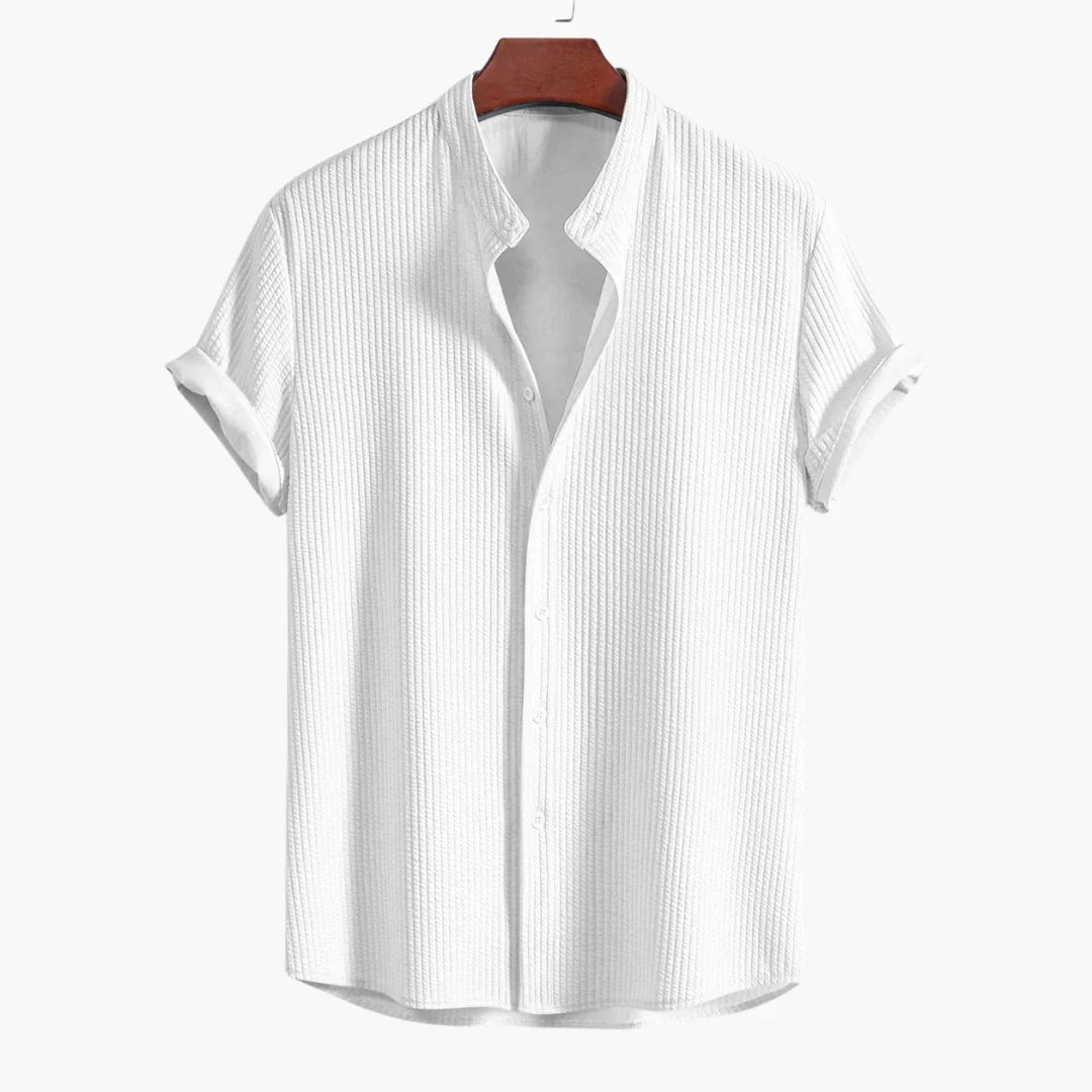 Cyrus™ | Refined Stand-Collar Shirt