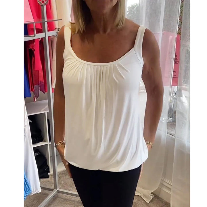 Lark | The Pleated Neckline Top