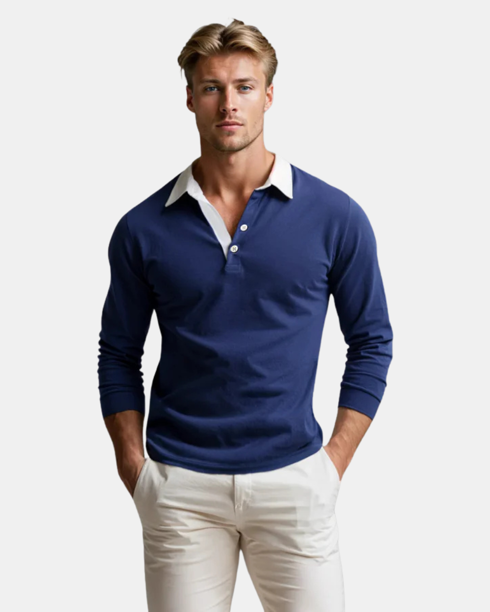 Hollis | The Classic Polo Sweater
