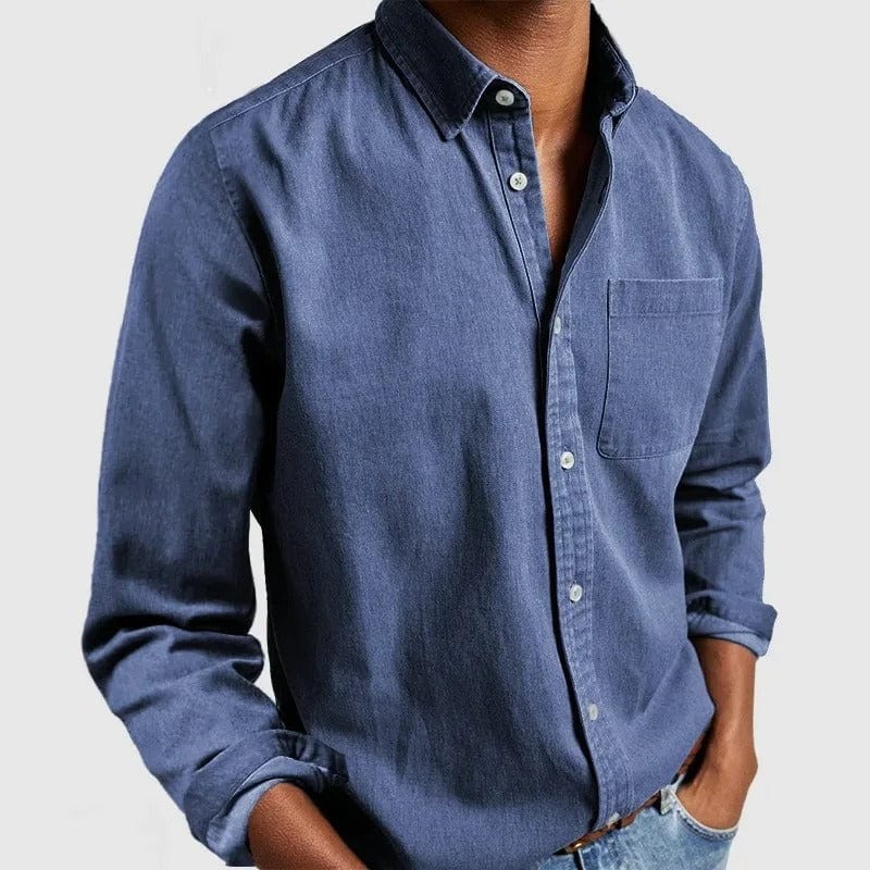 Caleb™ | Classic Button-Up Shirt
