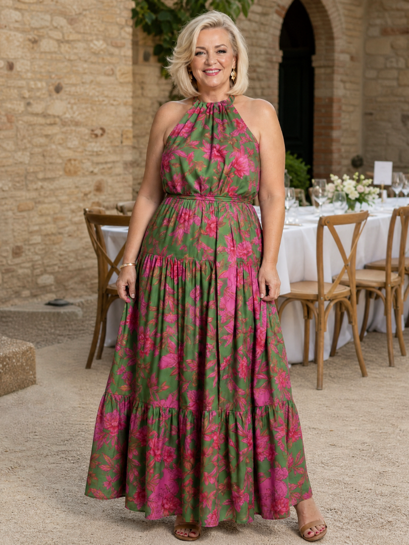 Thea | The Draped Halter Midi