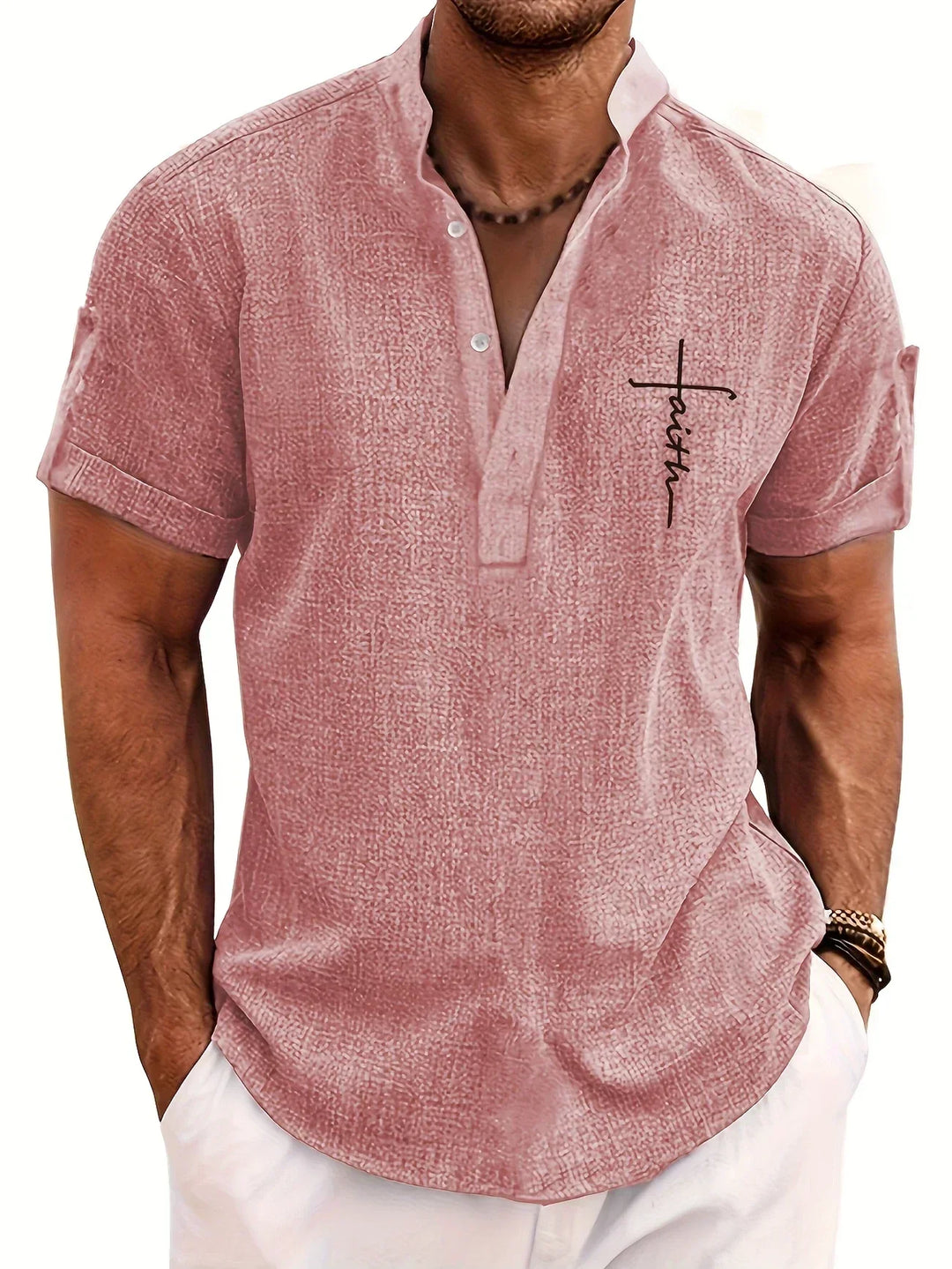 Lev | The Stand Collar Shirt