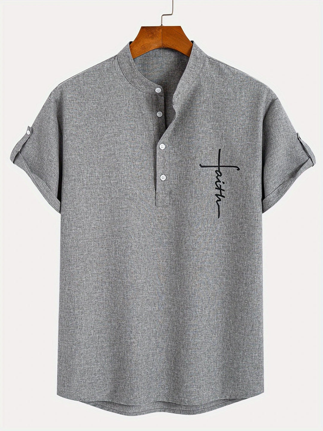 Lev | The Stand Collar Shirt