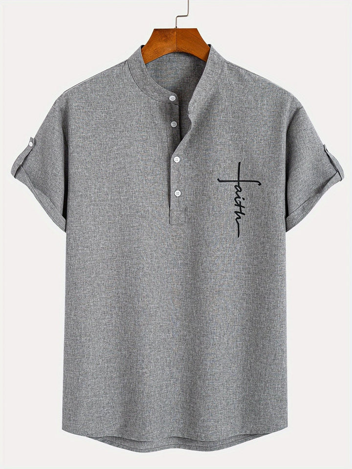 Lev | The Stand Collar Shirt