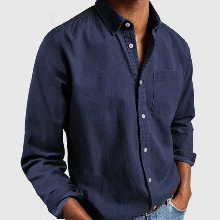 Caleb™ | Classic Button-Up Shirt