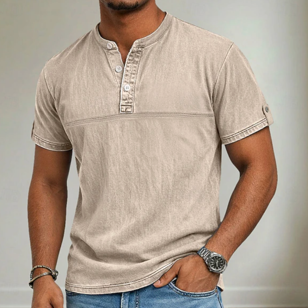 Otto | The Stand-Collar Henley Shirt