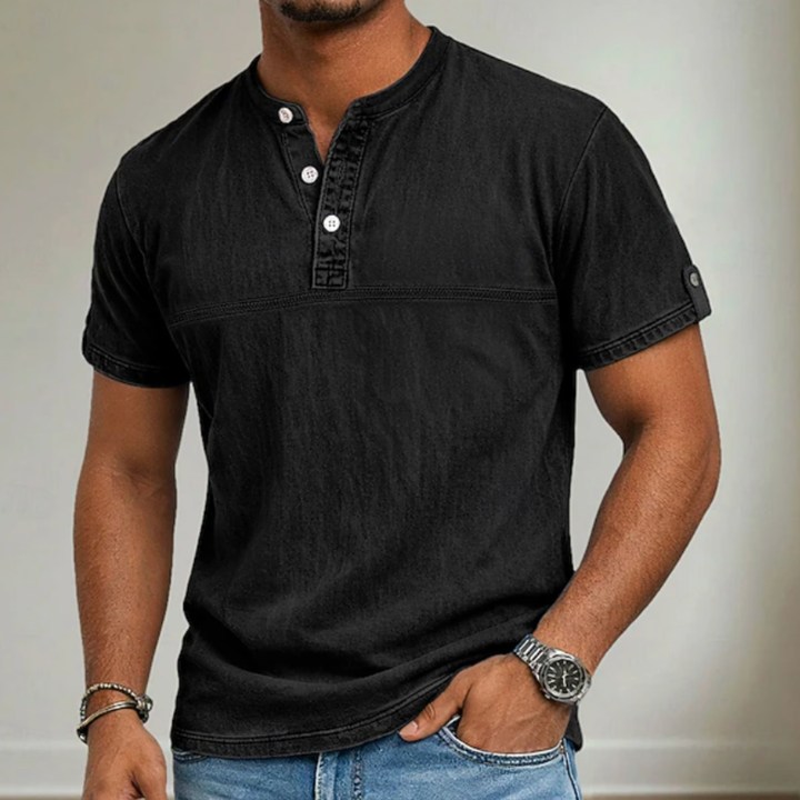 Otto | The Stand-Collar Henley Shirt