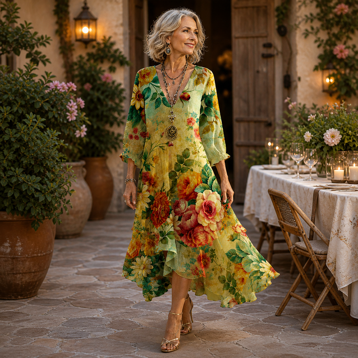 Rosa | The Romantic Floral Midi