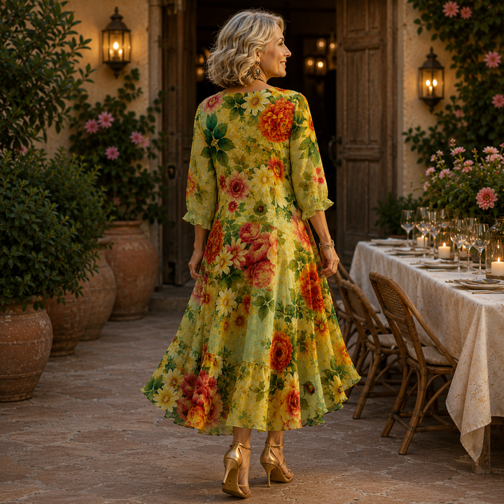 Rosa | The Romantic Floral Midi