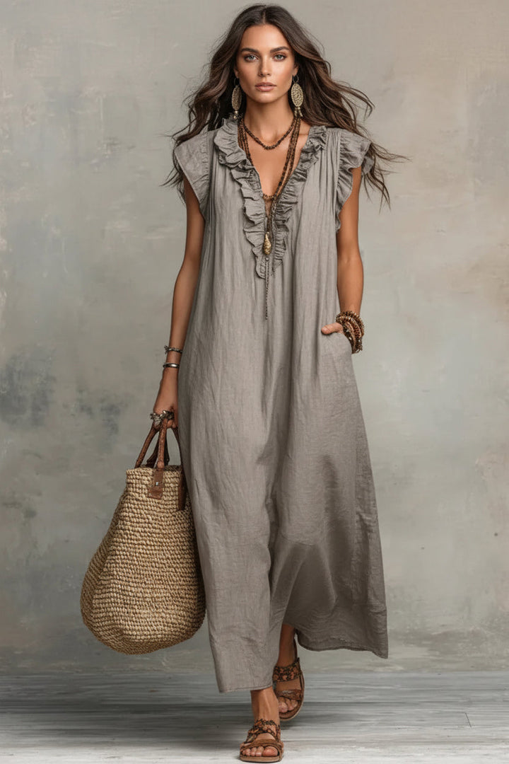 Camelia - Women's Bohemian Maxi Dress — Flowy & Feminine