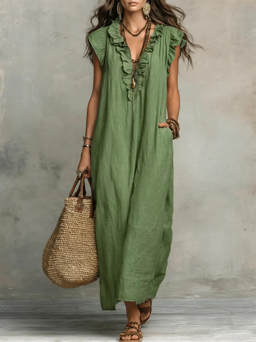 Camelia - Women's Bohemian Maxi Dress — Flowy & Feminine