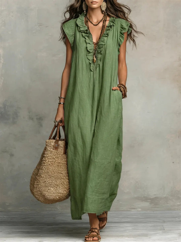 Camelia - Women's Bohemian Maxi Dress — Flowy & Feminine