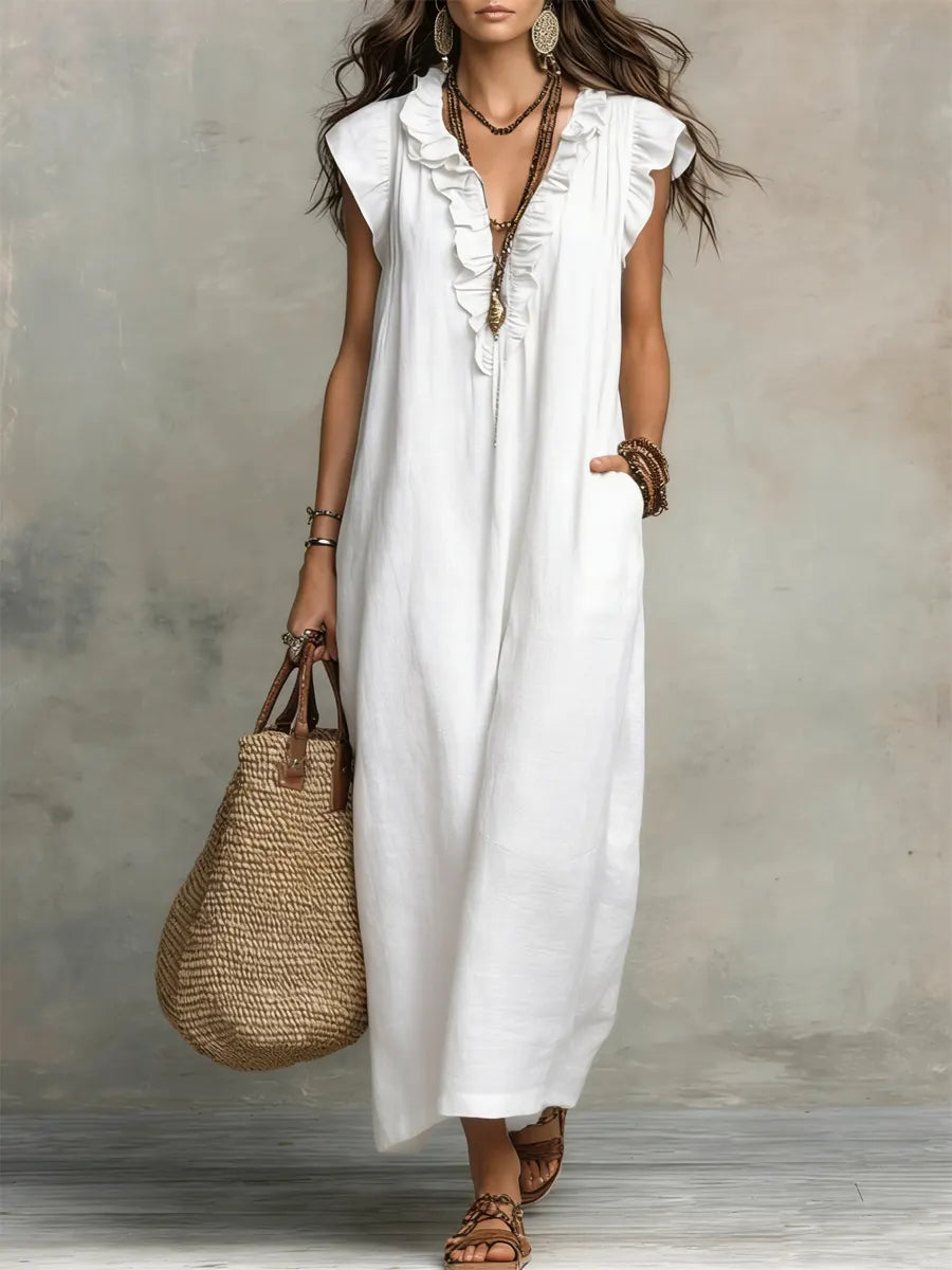 Camelia - Women's Bohemian Maxi Dress — Flowy & Feminine