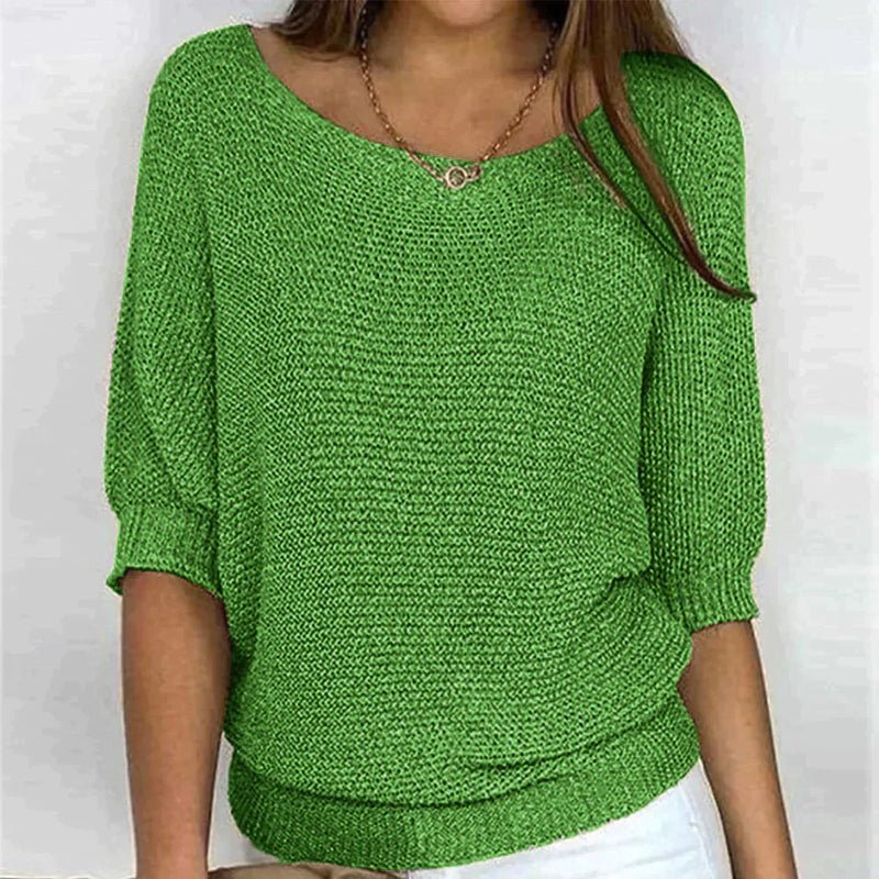 Korus Luxe | Women's Cosy Knit Pullover Top — Relaxed Fit