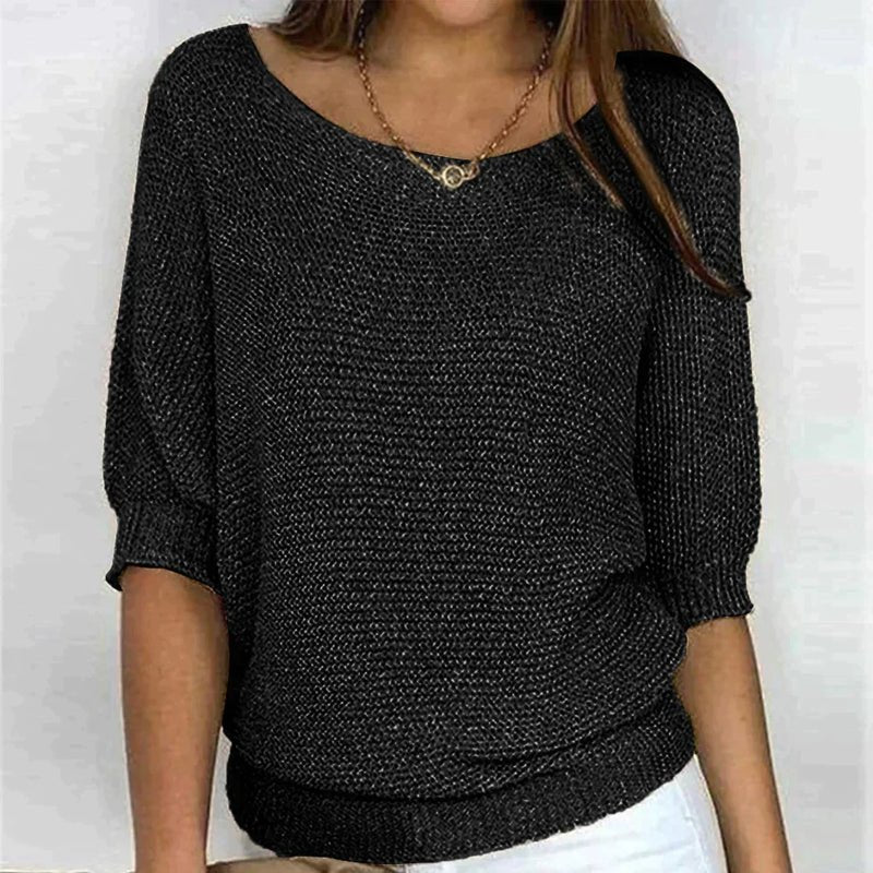 Korus Luxe | Women's Cosy Knit Pullover Top — Relaxed Fit