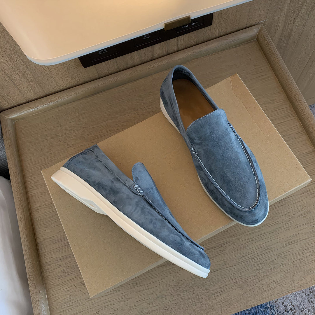 Aaron | Men's Vintage Slip-On Loafers — Smart Casual
