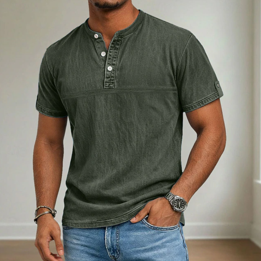 Otto | The Stand-Collar Henley Shirt