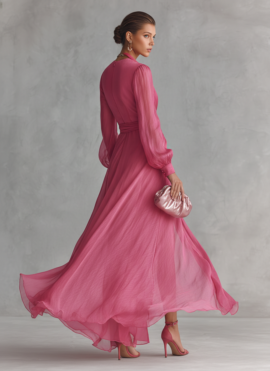 Céleste | The Flowing V-Neck Maxi