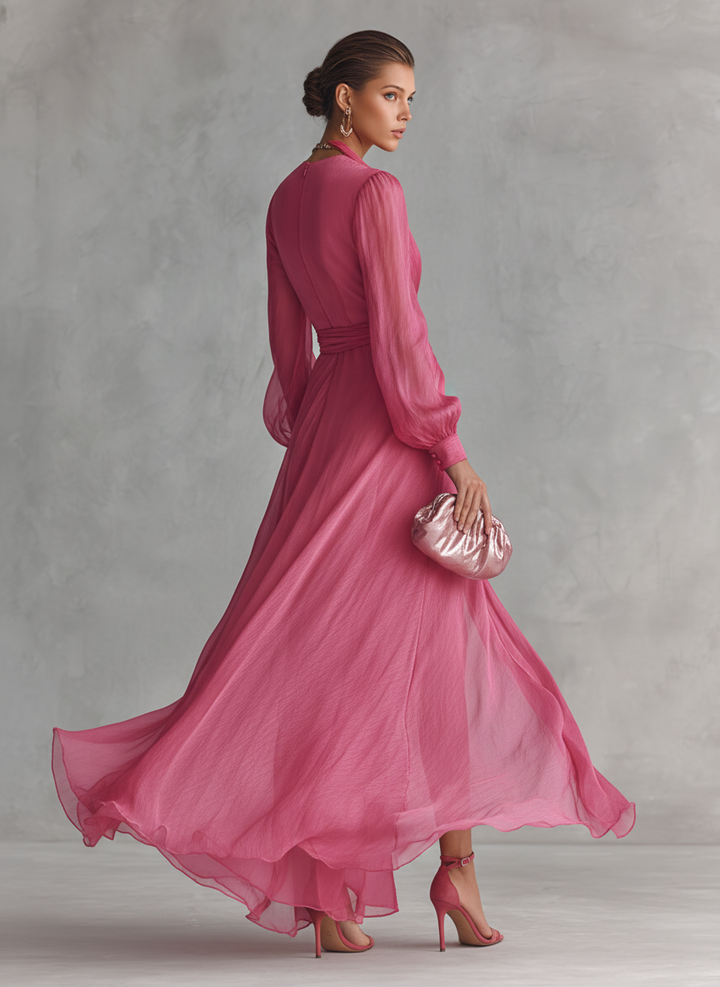 Céleste | The Flowing V-Neck Maxi
