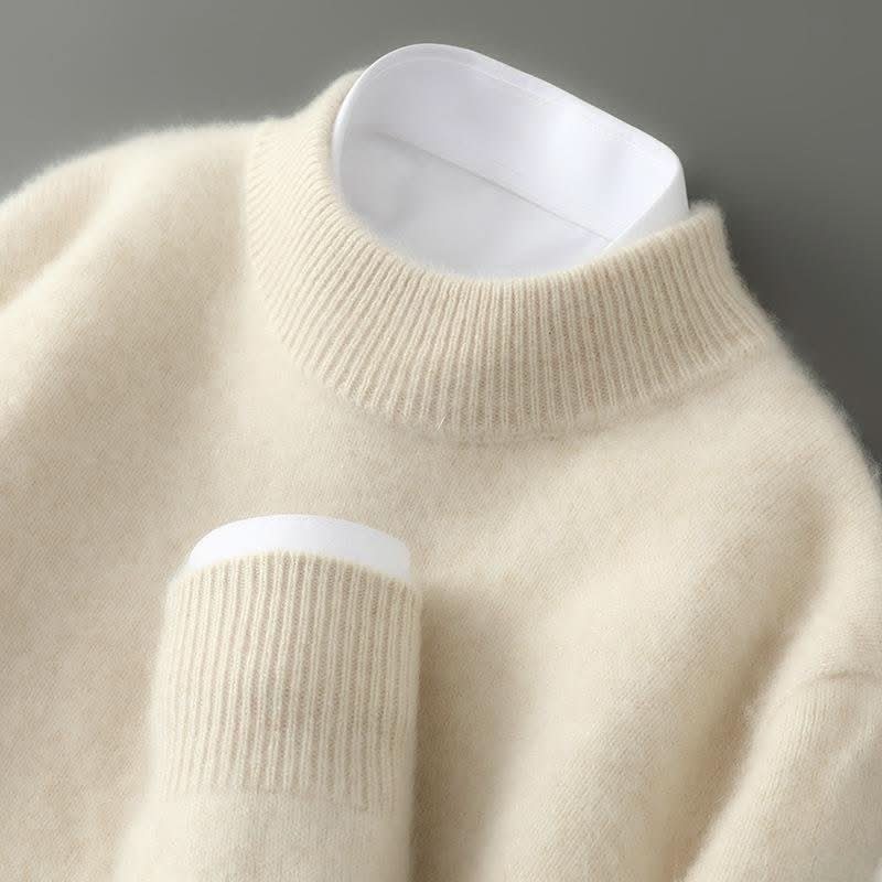 Ash | The Ribbed Mock Neck Sweater