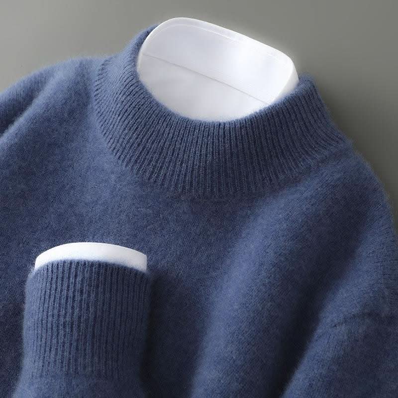 Ash | The Ribbed Mock Neck Sweater