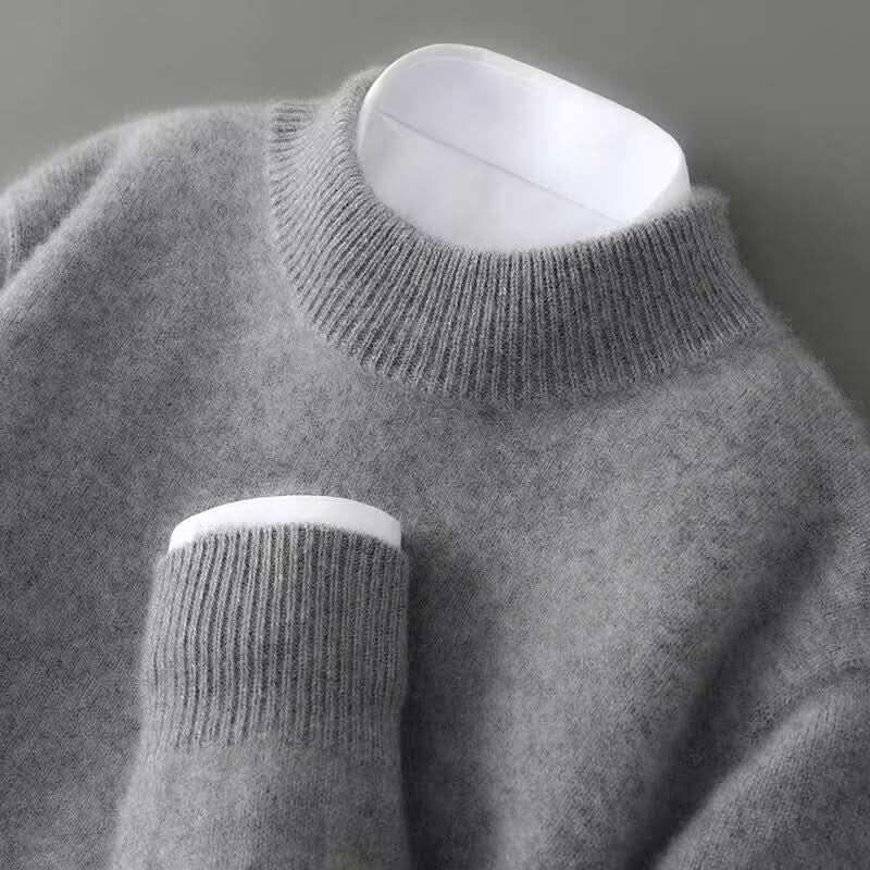 Ash | The Ribbed Mock Neck Sweater