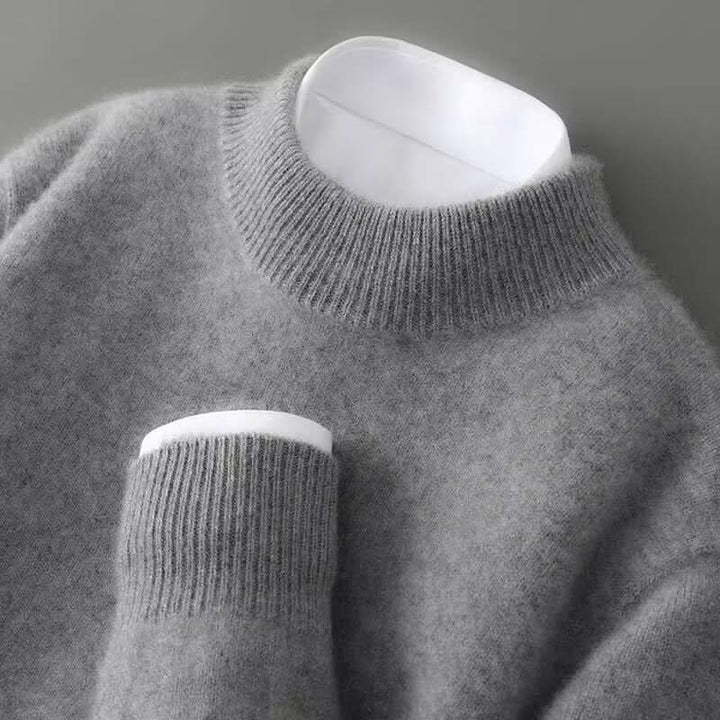 Ash | The Ribbed Mock Neck Sweater