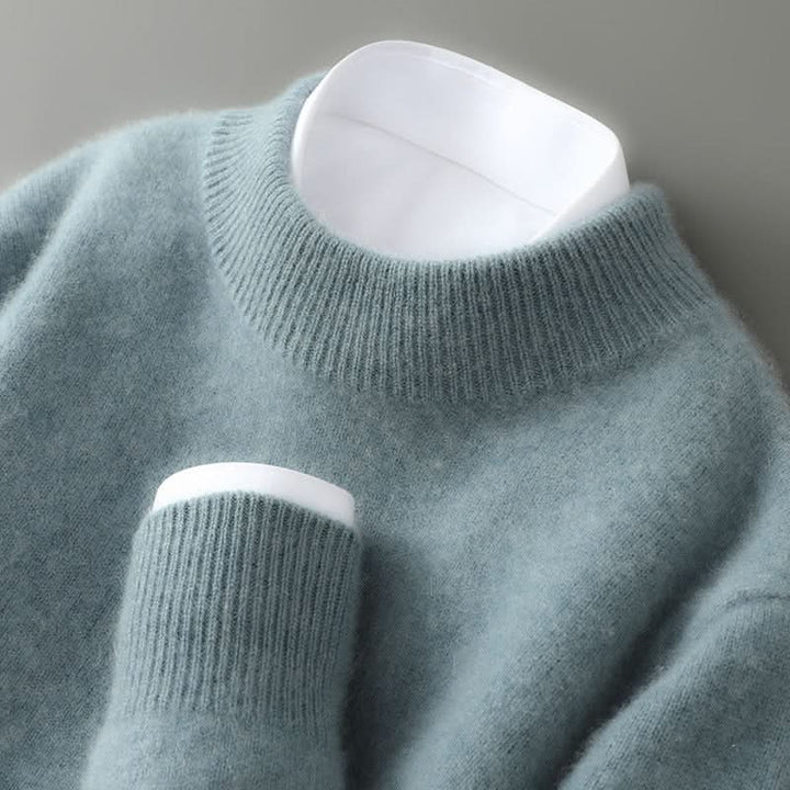 Ash | The Ribbed Mock Neck Sweater
