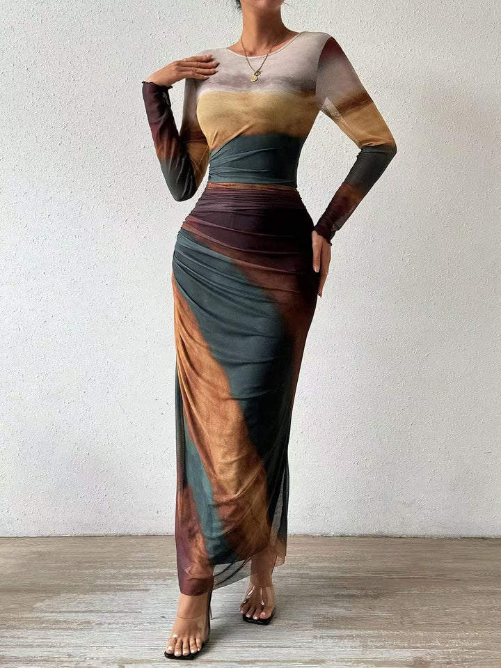 Pippa | The Printed Bodycon Maxi