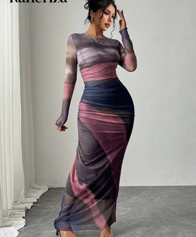 Pippa | The Printed Bodycon Maxi