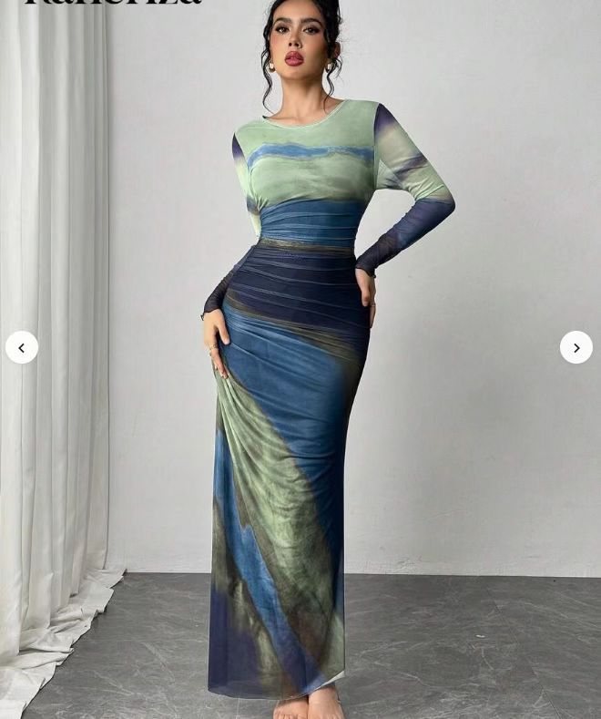 Pippa | The Printed Bodycon Maxi
