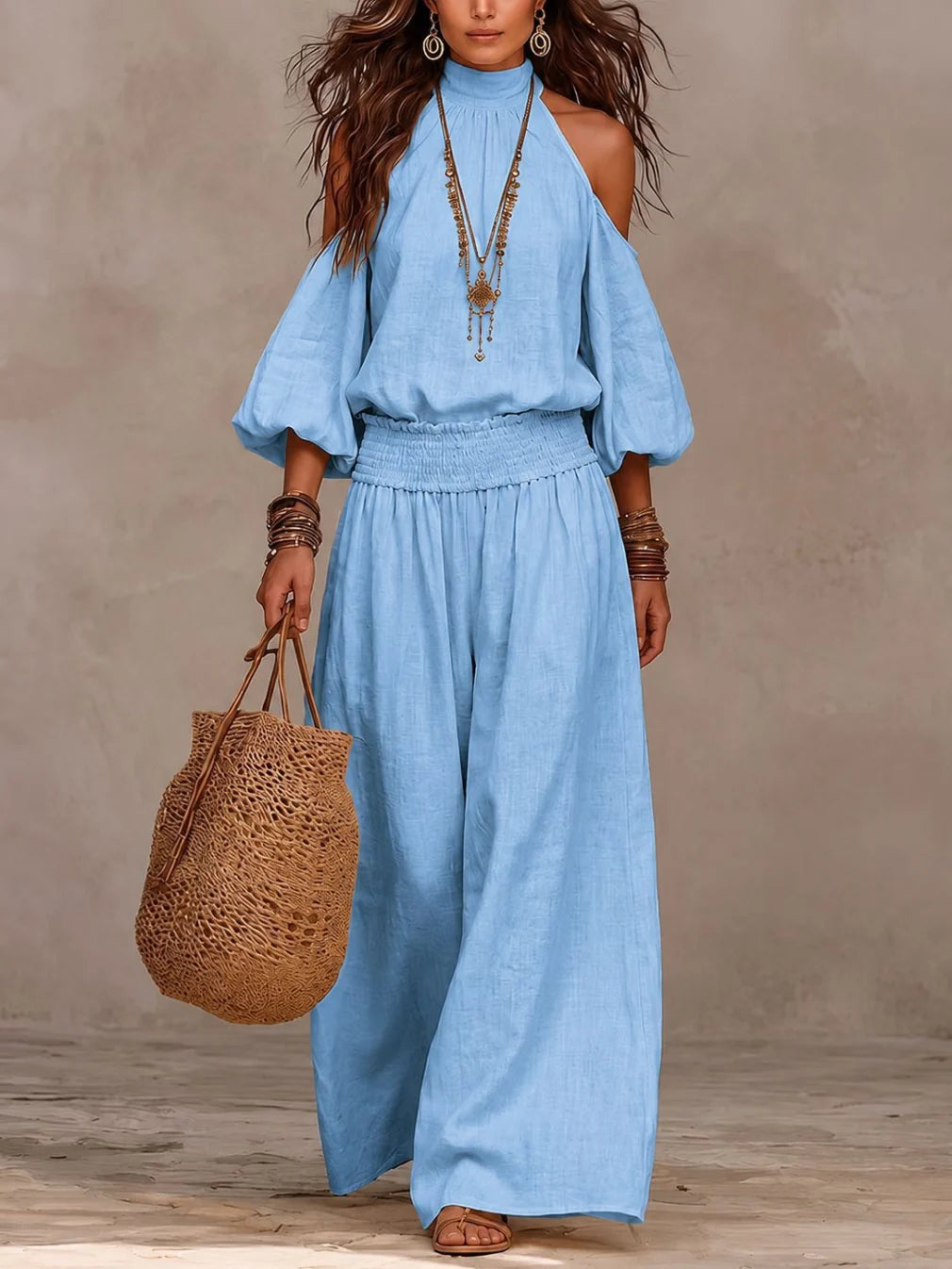 Emmeline | The Puff-Sleeve Jumpsuit