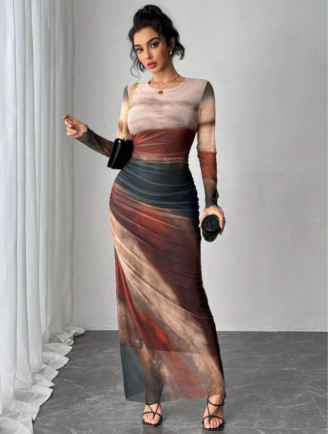 Pippa | The Printed Bodycon Maxi