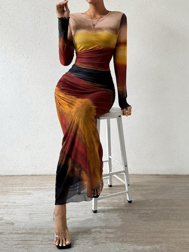 Pippa | The Printed Bodycon Maxi