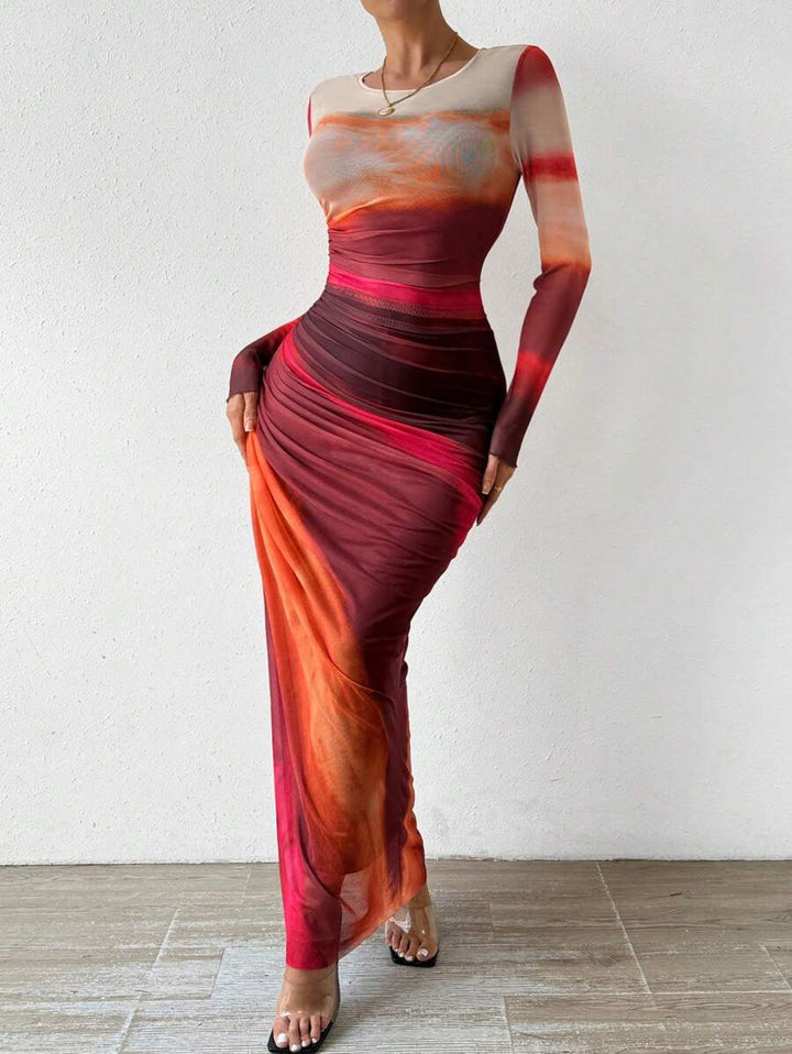 Pippa | The Printed Bodycon Maxi