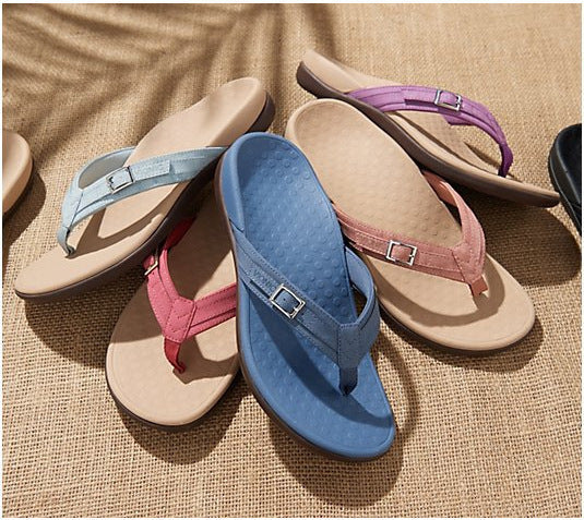 Laura | Women's Orthopedic Comfort Flip Flops — Arch Support