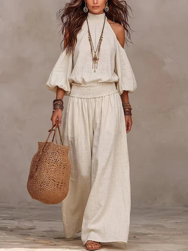 Emmeline | The Puff-Sleeve Jumpsuit