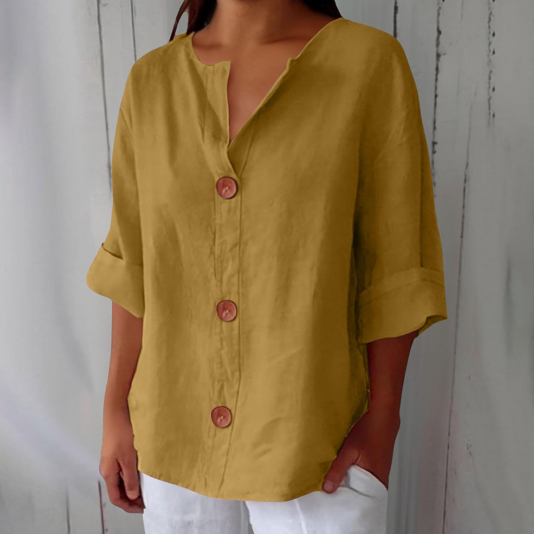 Hazel | Women's Loose-Fit Airy Summer Blouse