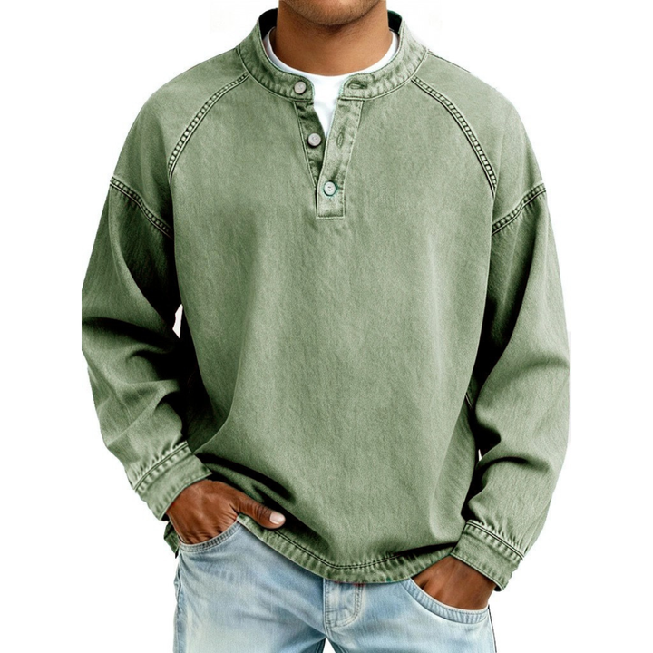 Shaw | The Relaxed Button Henley