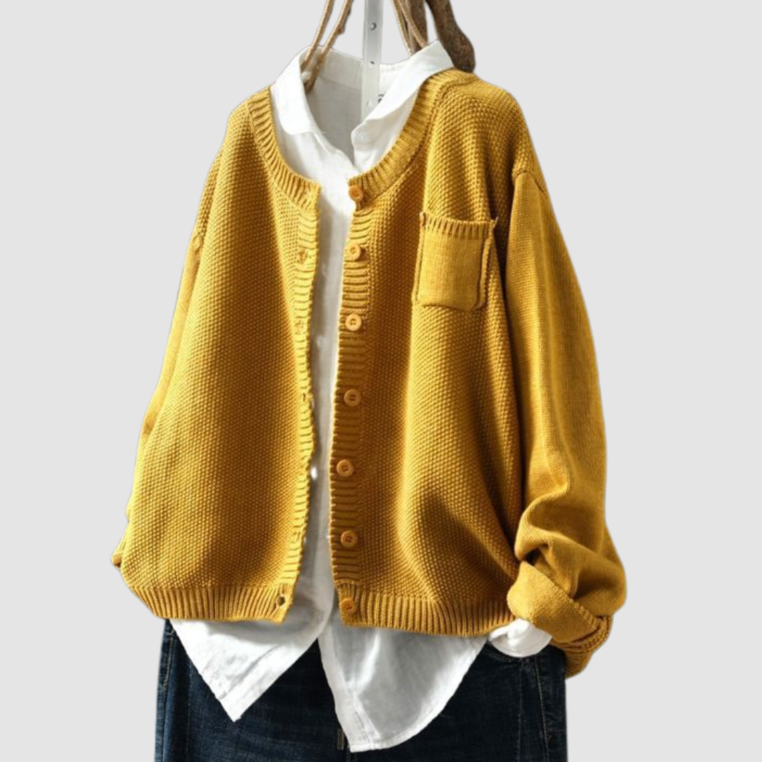 Mabel | The Button-Front Knit Cardigan