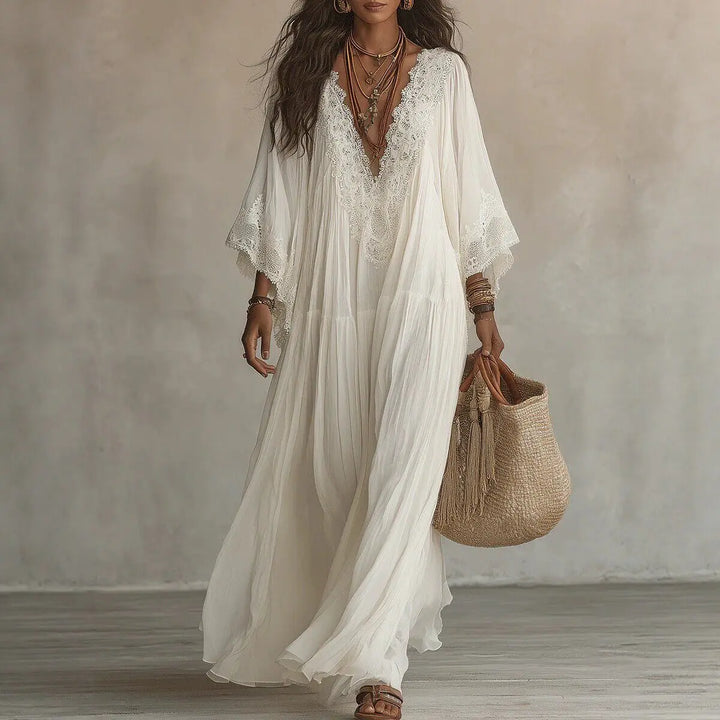 Sol | The Bohemian V-Neck Maxi