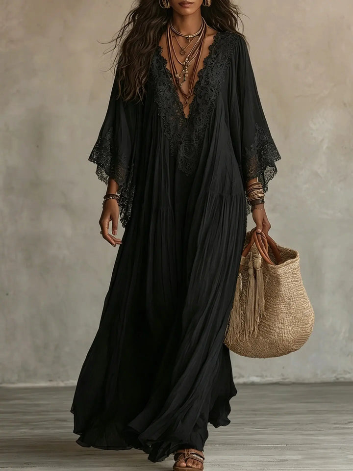Sol | The Bohemian V-Neck Maxi