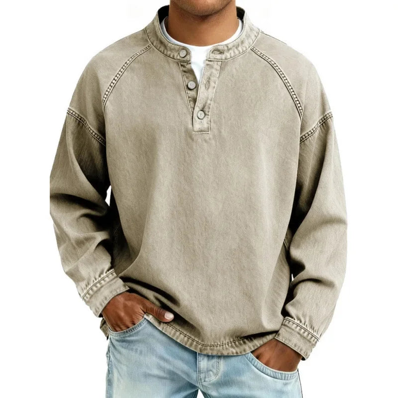 Shaw | The Relaxed Button Henley