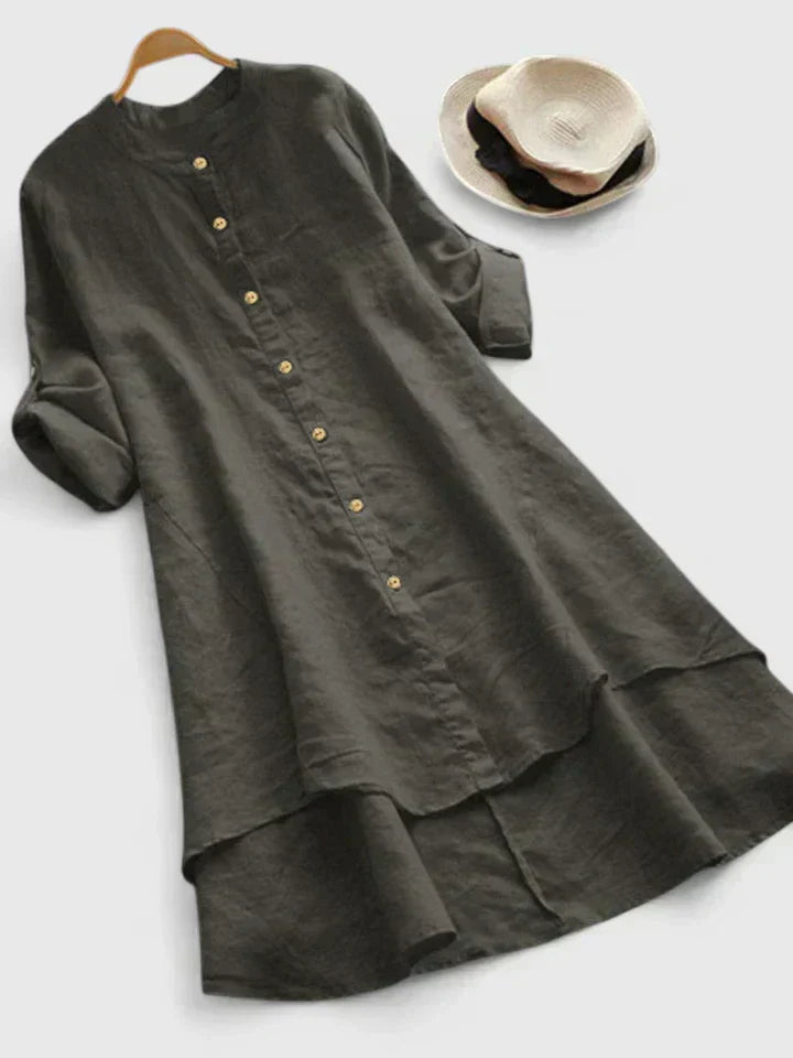 Marizalyn | Women's Elegant High-Low Hem Casual Dress