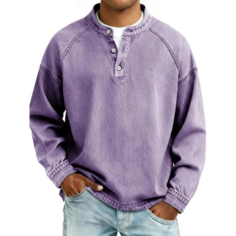 Shaw | The Relaxed Button Henley