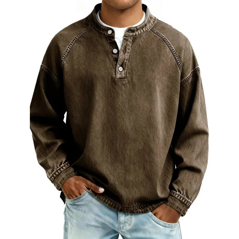 Shaw | The Relaxed Button Henley