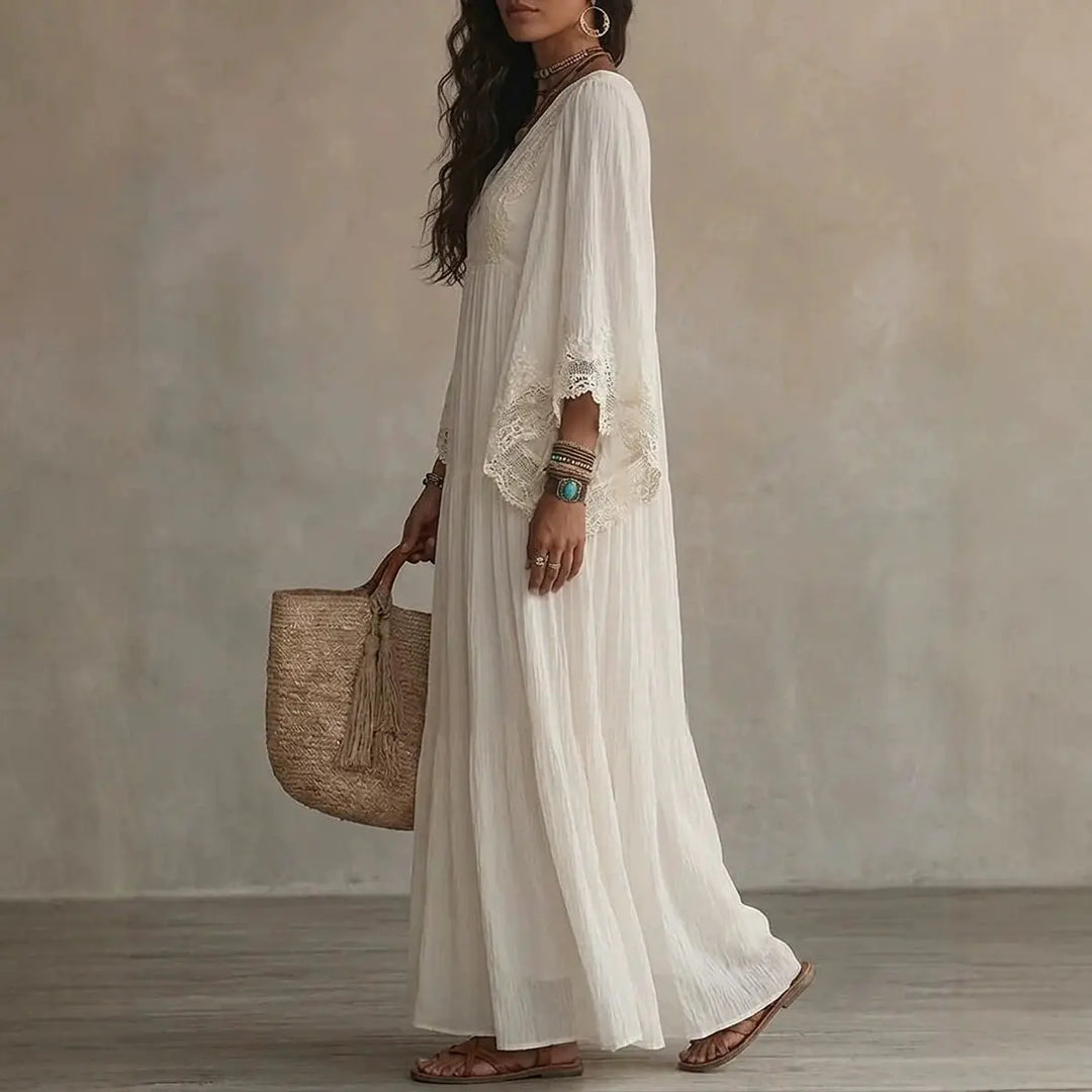 Sol | The Bohemian V-Neck Maxi